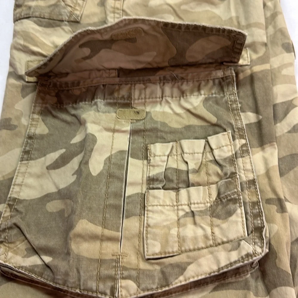 Old Navy Surplus Company Cotton Utility Camouflage Camo Cargo Pants Size 12